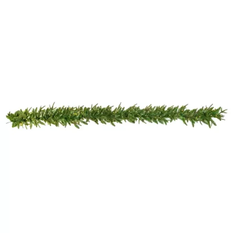 Kurt Adler 9-Foot Pre-Lit Warm White LED Grand Fir Garland