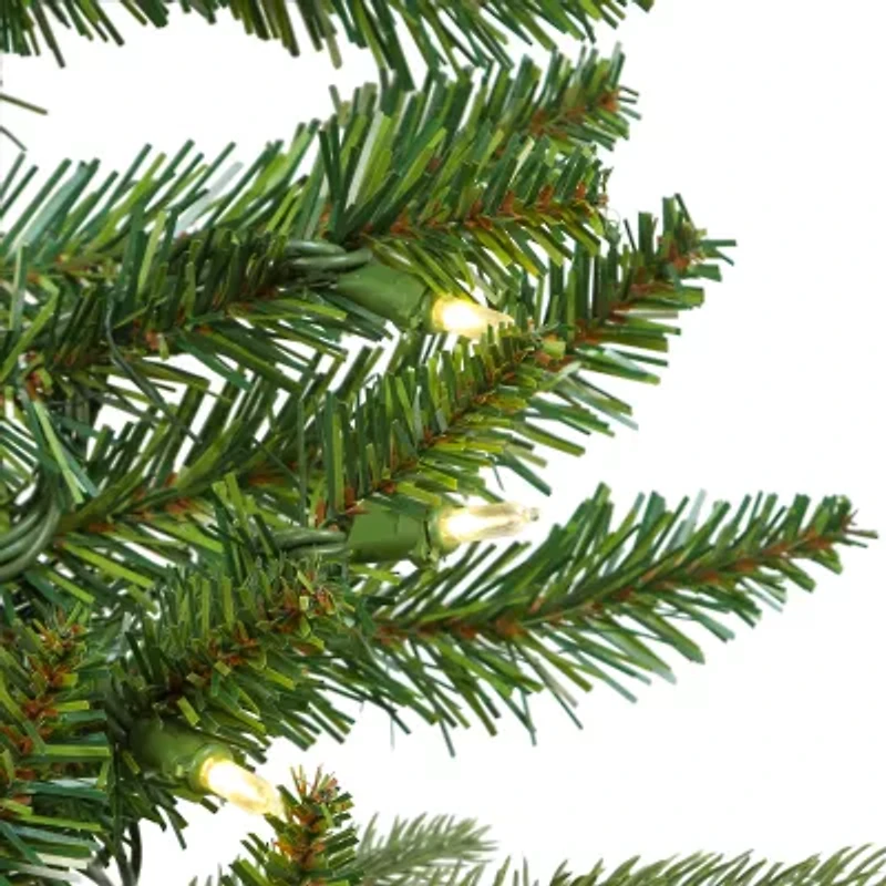 Kurt Adler 9-Foot Pre-Lit Warm White LED Grand Fir Garland