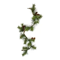 Kurt Adler 4-Foot Needle Pine Rope Garland with Pinecones