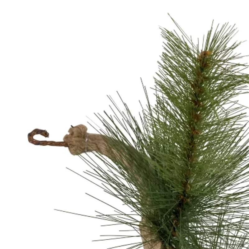 Kurt Adler 4-Foot Needle Pine Rope Garland with Pinecones