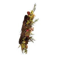 Kurt Adler Berries And Pinecone Burgundy Wreath