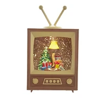 Kurt Adler A Christmas Story Led Tv Lighted Plays Music Christmas Tabletop Decor