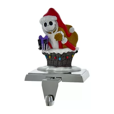 Kurt Adler 6.5-Inch Disney Nightmare Before Christmas Jack in Chimney Stocking Holder