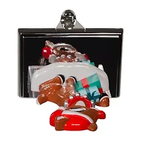 Kurt Adler Rudolph With Presents Christmas Stocking Holder