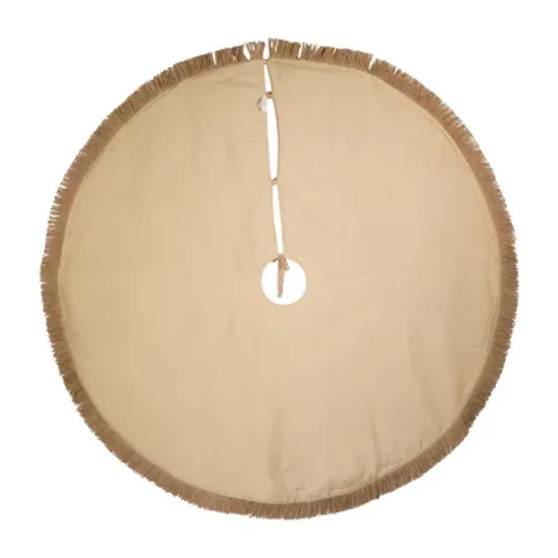 Kurt Adler 54in Jute Macrame Snowflake Indoor Tree Skirt