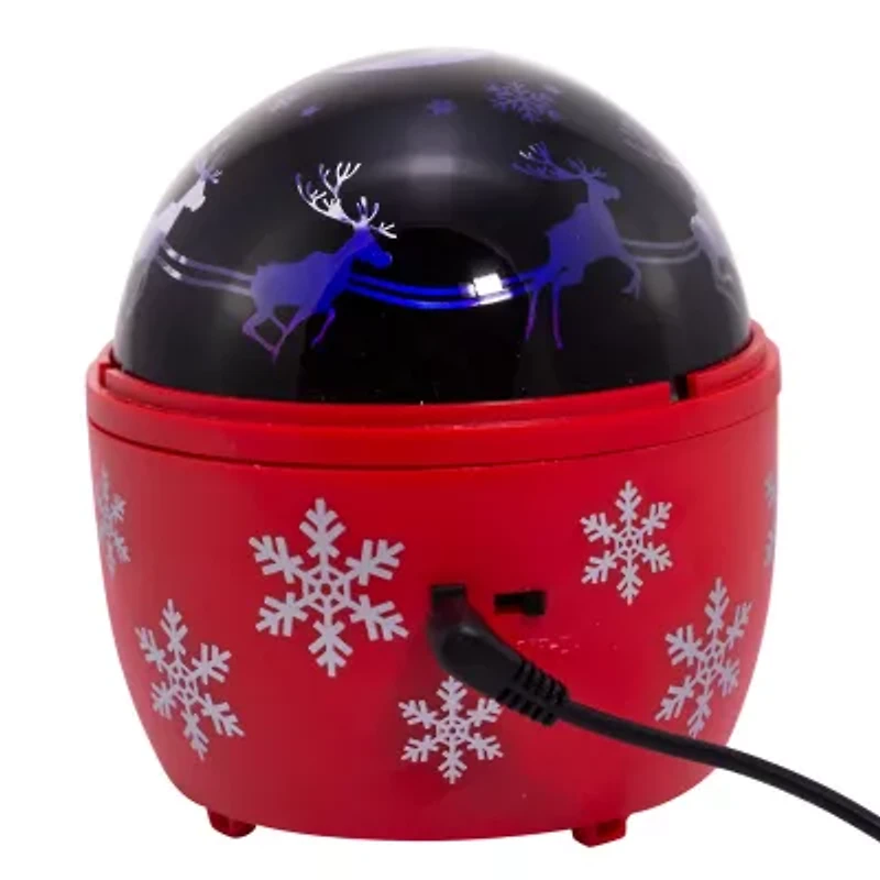 Kurt Adler Reindeer Night Light Projector Lighted Christmas Tabletop Decor