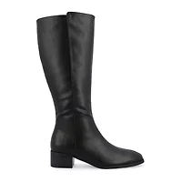 Journee Collection Womens Devri Stacked Heel Dress Boots