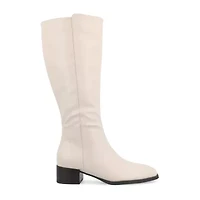 Journee Collection Womens Devri Stacked Heel Dress Boots