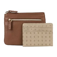 Dopp Large I.D Coin Card Case Womens Rfid Blocking Wallet