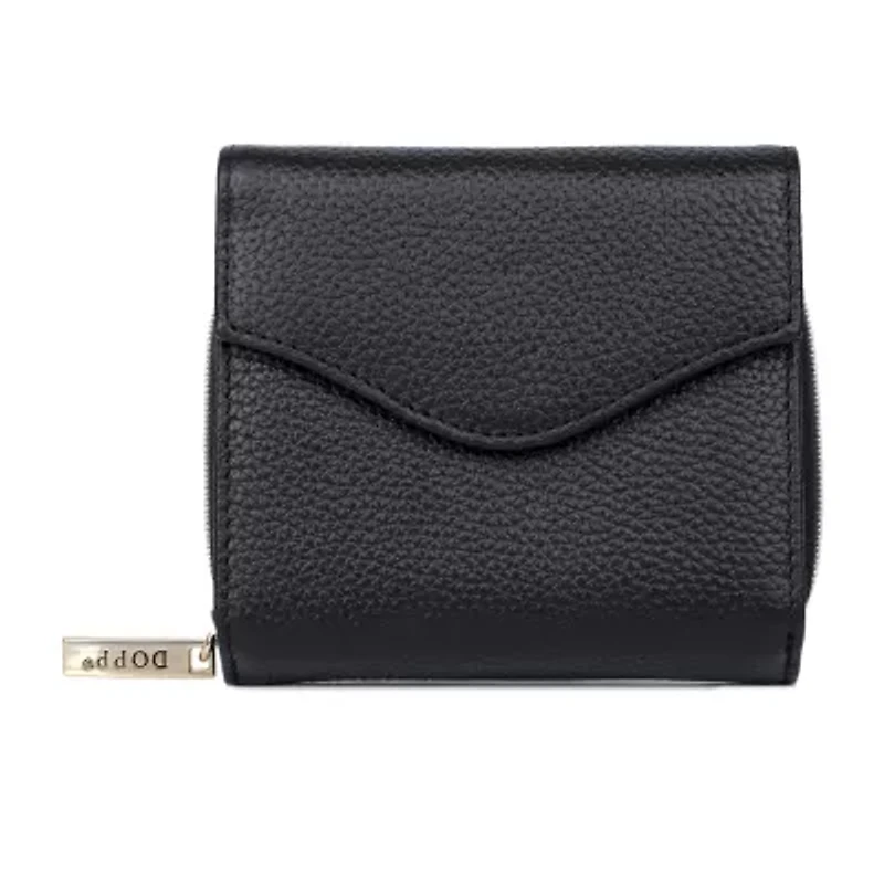 Dopp Accordion Zip French Womens Rfid Blocking Front Pocket Wallet