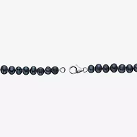 Womens Black Cultured Freshwater Pearl Sterling Silver 3-pc. Jewelry Set
