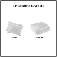 Madison Park Maeve Medallion 3-pc. Duvet Cover Set