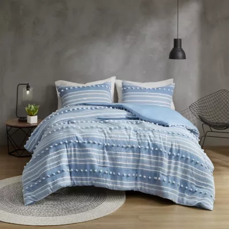 Intelligent Design Cillian Jacquard Midweight Comforter Set