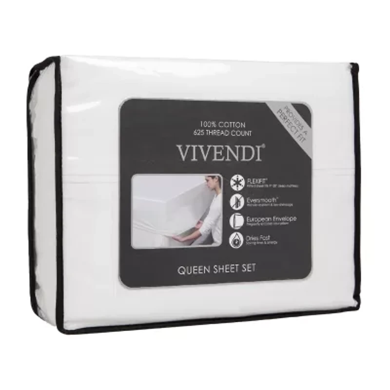 Bed Hog Vivendi 625 Wrinkle Resistant Sheet Set