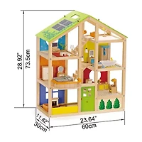 Hape All Seasons Wooden Dollhouse