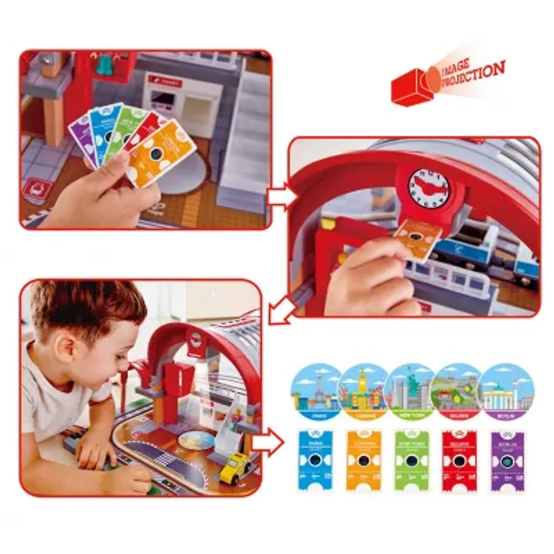 Hape Grand City Station: Light & Sound Interactive Toy