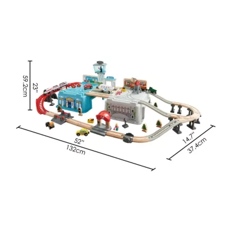 Hape Super Cityscape Transport Interactive Toy