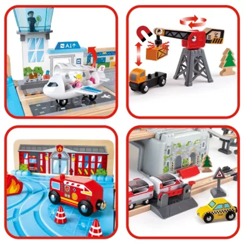 Hape Super Cityscape Transport Interactive Toy