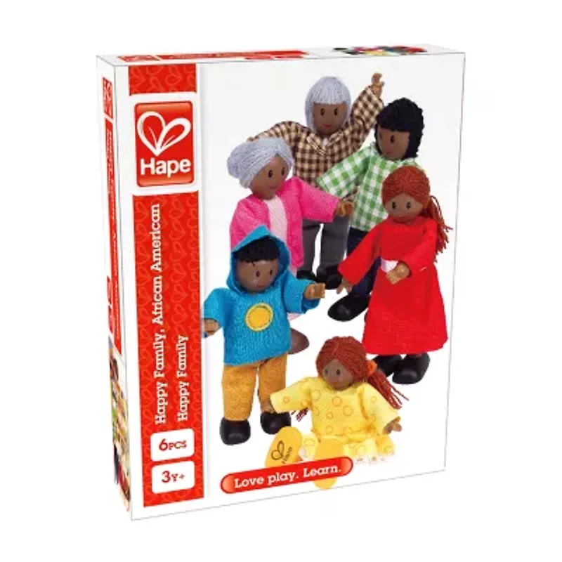 Hape Happy Doll Set: African American 6-pc. Doll