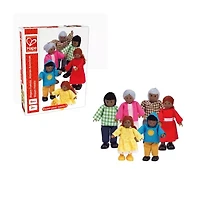 Hape Happy Doll Set: African American 6-pc. Doll