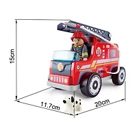 Hape Fire Truck Playset 3-pc. Toy Playset
