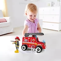 Hape Fire Truck Playset 3-pc. Toy Playset