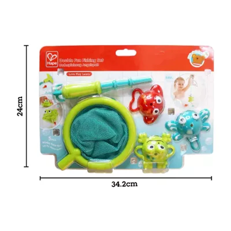Hape Double Fun Fishing Set 5-pc. Bath Toy