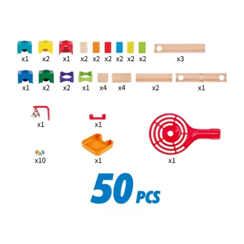 Hape Marble Run: Crazy Rollers Racetrack Discovery Toy