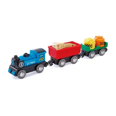 Hape Battery Powered Rolling-Stock Set Interactive Toy