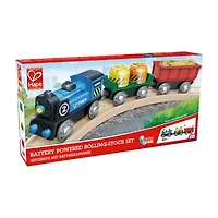 Hape Battery Powered Rolling-Stock Set Interactive Toy
