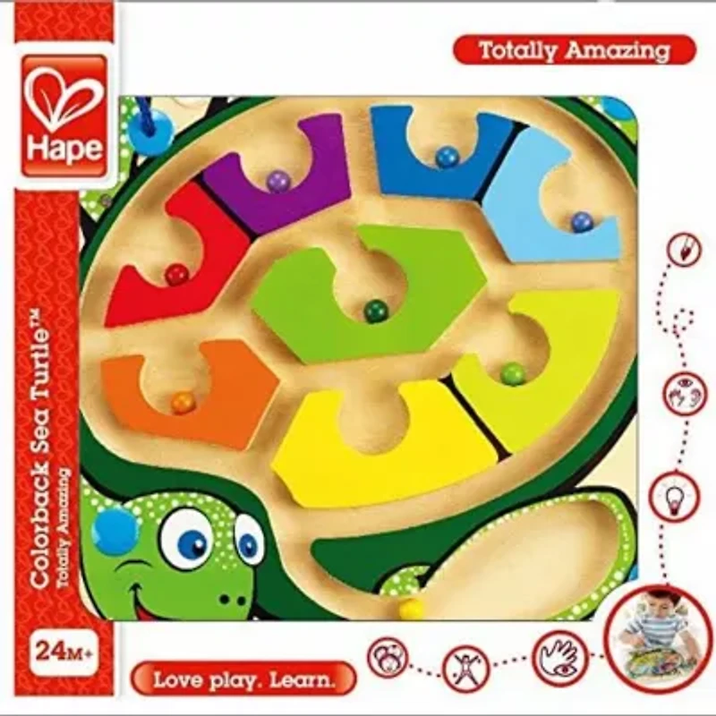 Hape Amazing Colorback Sea Turtle Maze Puzzle