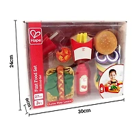 Hape Kitchen Food Playset: Fast Food