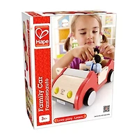 Hape Dollhouse Family Car - Red Doll Accessory