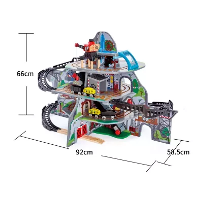 Hape Railway Mighty Mountain Mine Set Interactive Toy