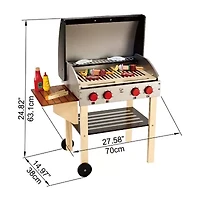 Hape Gourmet Grill - 22 Pcs Play Kitchen