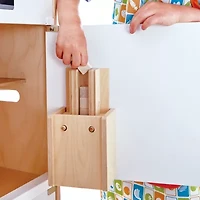 Hape White Gourmet Kitchen: Freezer Play Kitchen