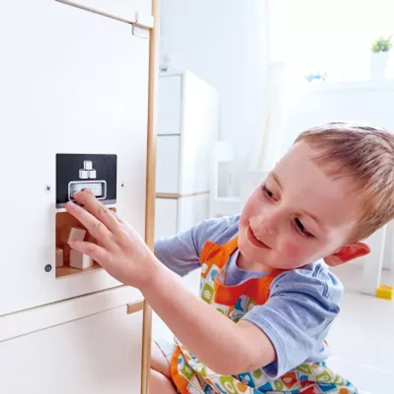 Hape White Gourmet Kitchen: Freezer Play Kitchen