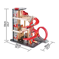 Hape Gearhead Stunt Garage Interactive Toy