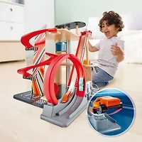 Hape Gearhead Stunt Garage Interactive Toy