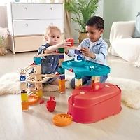 Hape Marble Run: Stack Track Bucket Building Set 10-pc.