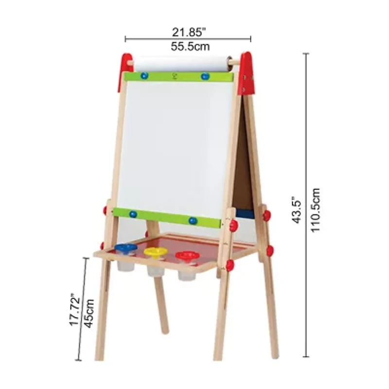 Hape All-In-One Easel 5-pc. Easel