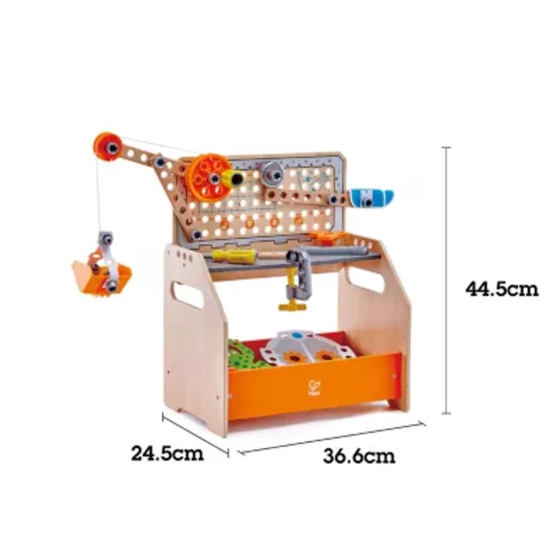 Hape Discovery Scientific Workbench Building Set 58-pc.