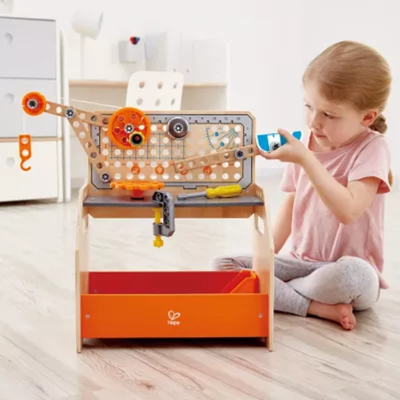 Hape Discovery Scientific Workbench Building Set 58-pc.