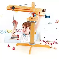 Hape Playscapes Crane Lift Playset Interactive Toy