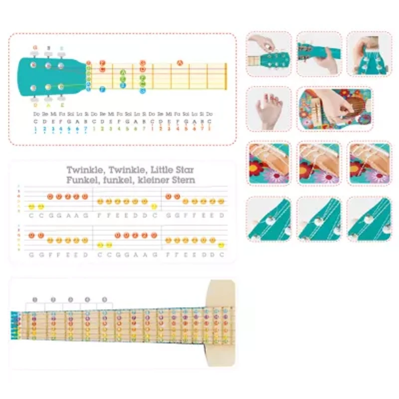 Hape First Musical Guitar: Flower Power Musical Instrument