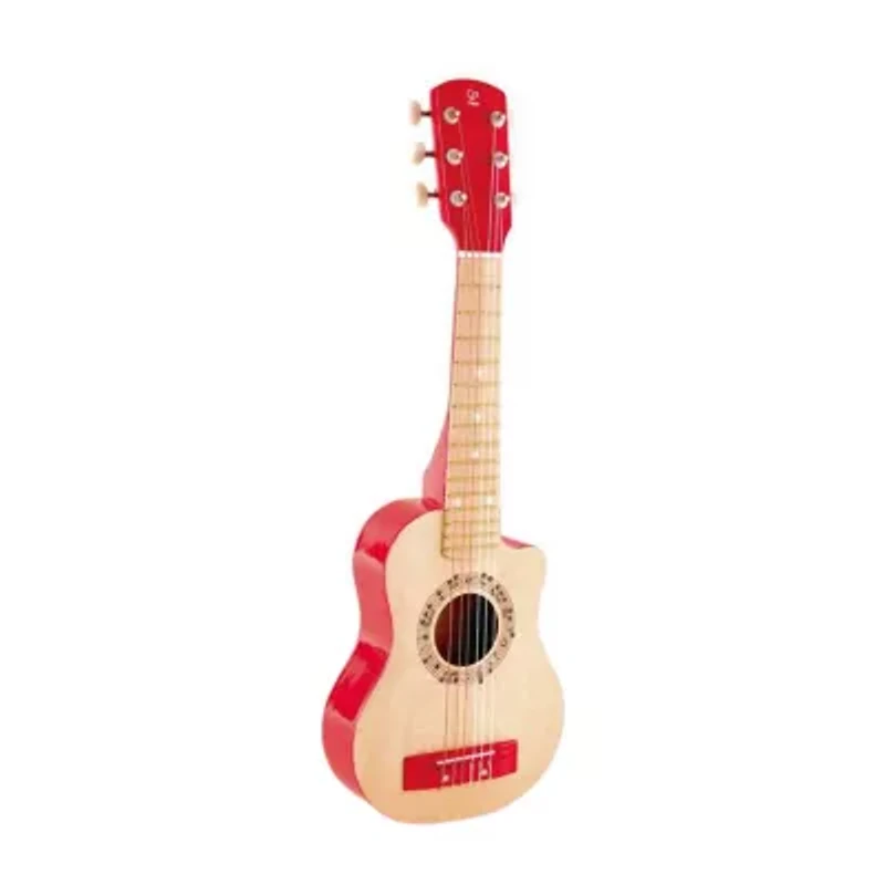 Hape First Musical Guitar: Red Flame Musical Instrument