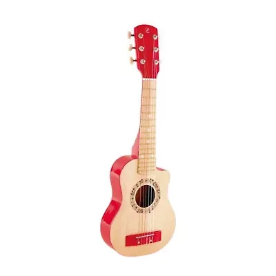 Hape First Musical Guitar: Red Flame Musical Instrument
