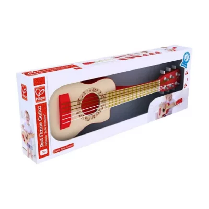 Hape First Musical Guitar: Red Flame Musical Instrument