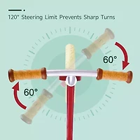 Hape Get Up & Go: Balance Bike - Red Unisex