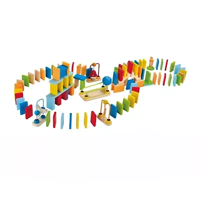 Hape Wooden Domino Ball Set: Dynamo Dominoes